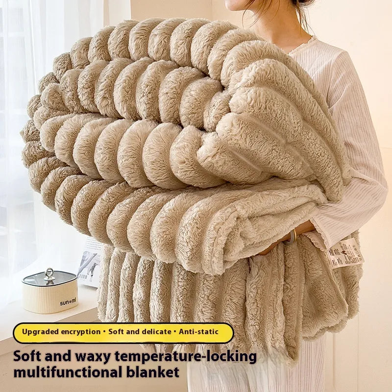 Luxurious Faux Fur Throw Blanket